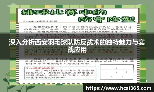 深入分析西安羽毛球队防反战术的独特魅力与实战应用